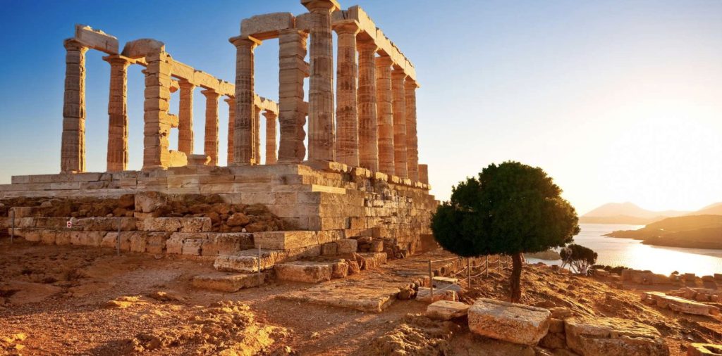 Close to Athens and representing the golden age, Sounion is home to the impressive Temple of Poseidon